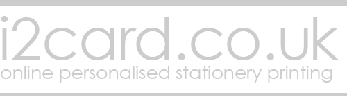 i2card - online personalised stationery printing